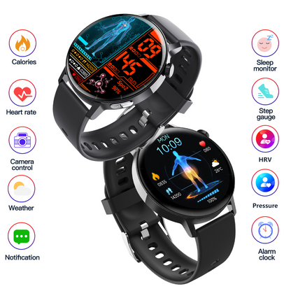 ECG monitor Smart Watch Non Invasive Blood Glucose Smart Watch with Blood Component Analysis